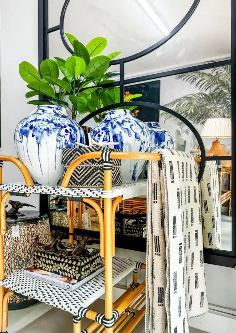 Cushions, throws and decor in The Window Boutique shop, Ballito