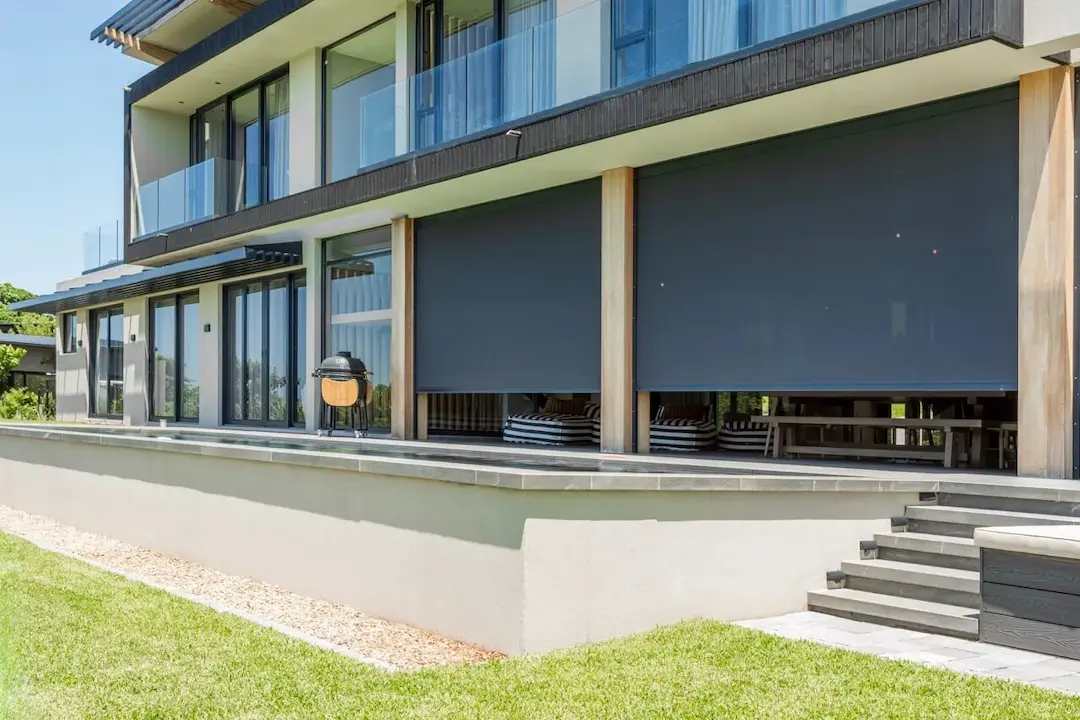 automated outdoor blinds installed in salt rock, south africa