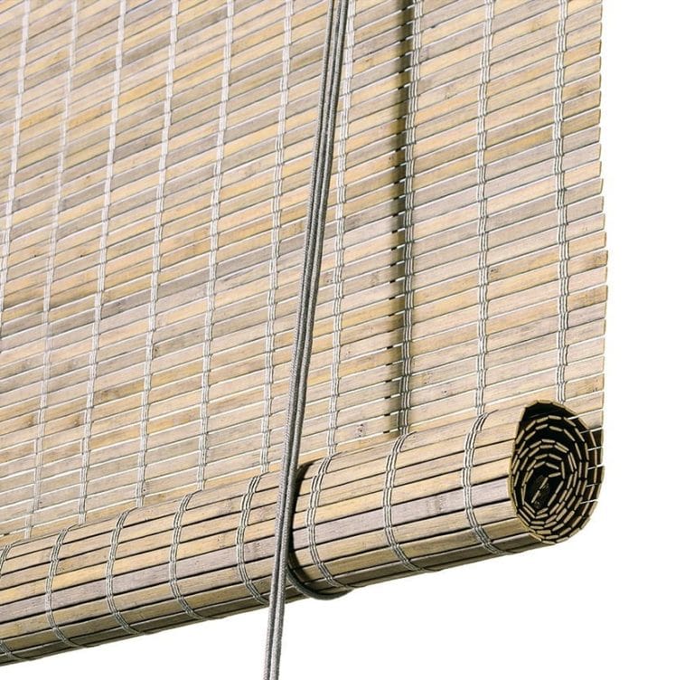 Bamboo roller blind