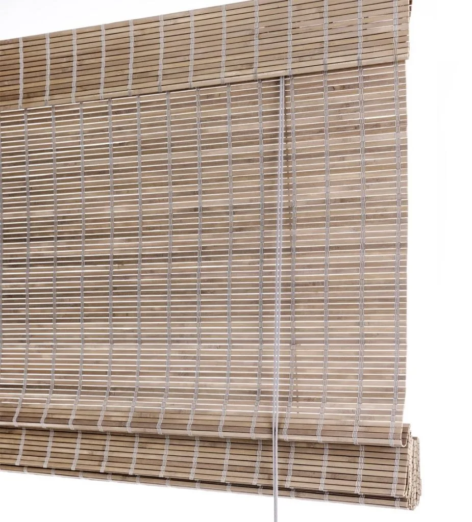 Bamboo Roman blinds