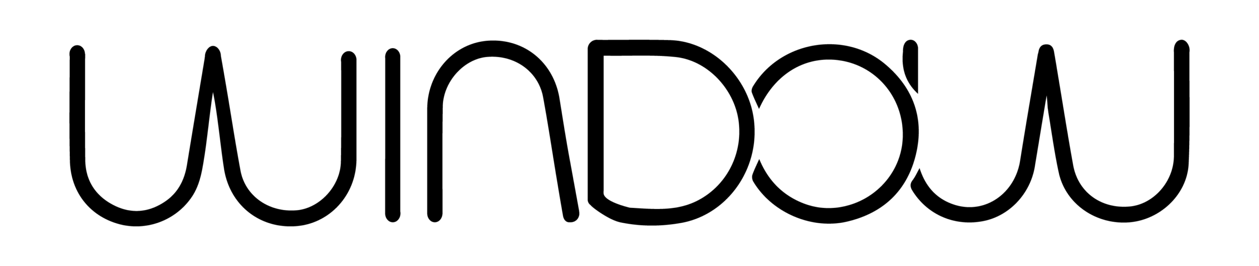 window logo black