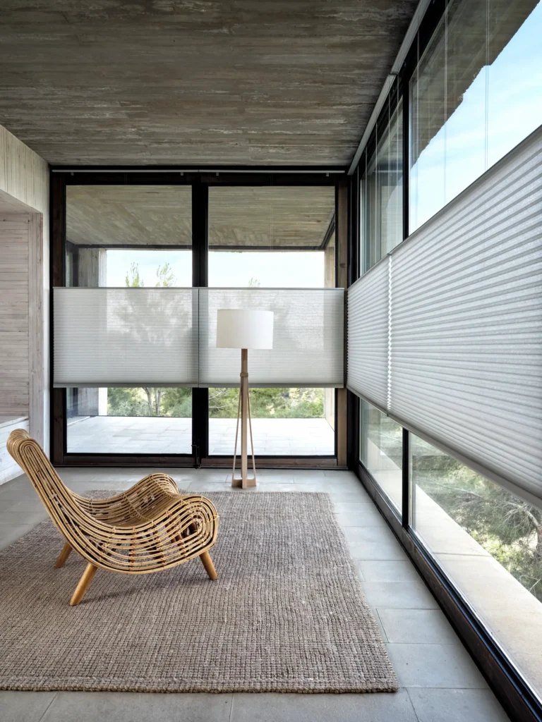 honeycomb-blinds-dolphin-coast honeycomb blinds installed in a Simbithi home in Ballito