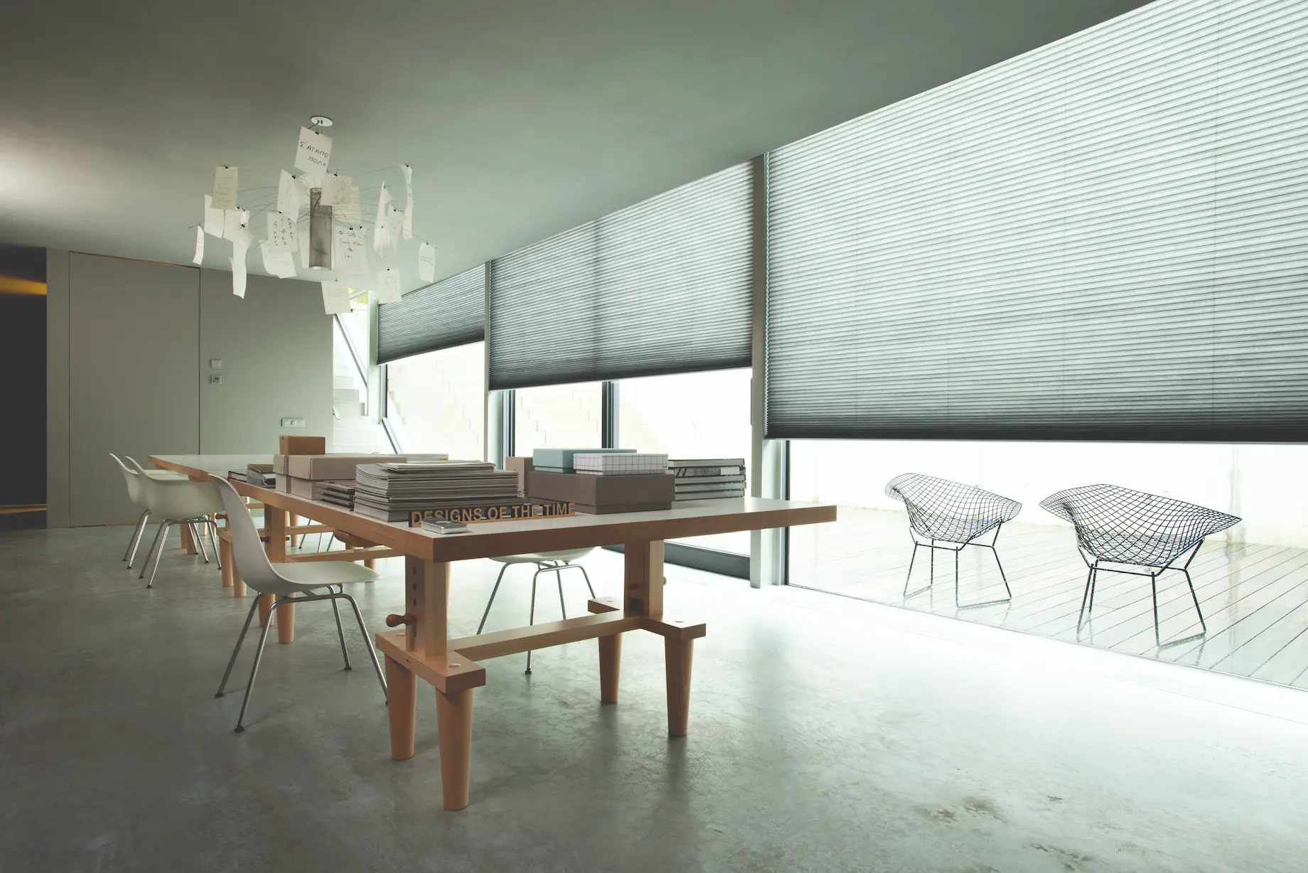 Light filtering honeycomb blinds installed in Seaton Estate in Sheffield Beach, Ballito