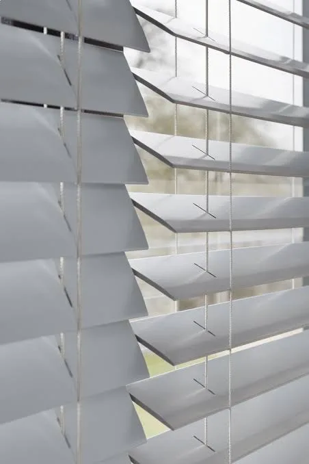 white-venetian-blinds Custom blinds fitted in a Ballito home