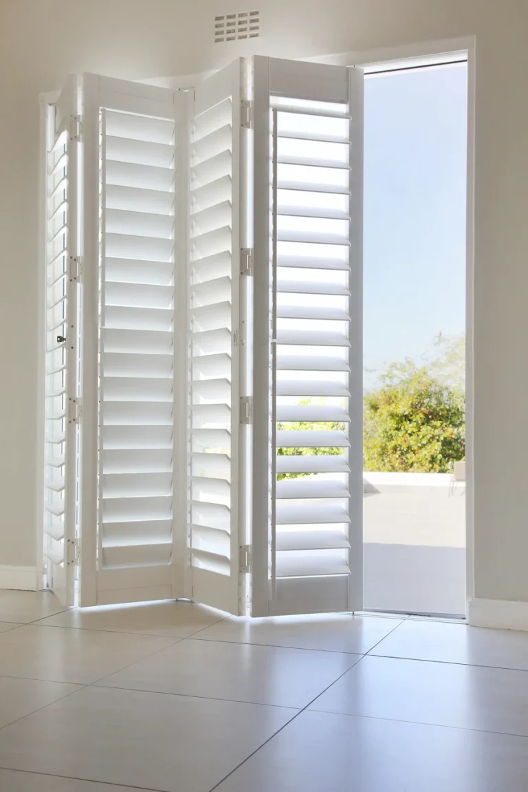 American shutters installed in a Seaton Estate home