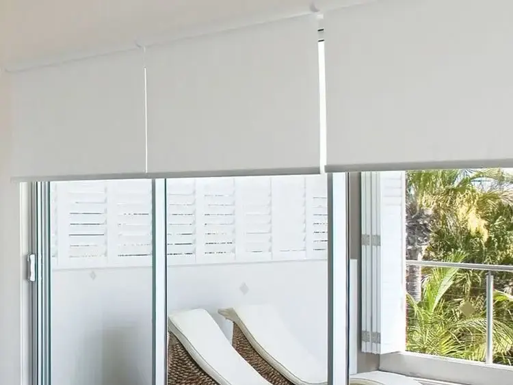Roller blinds fitted in a Dolphin Coast home