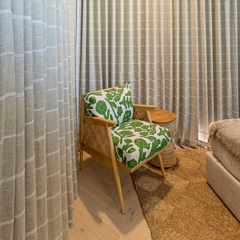 Blackout curtains in a Ballito home
